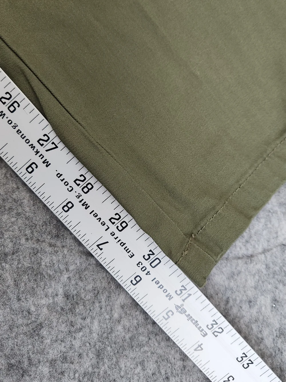 NWT Piombo Slim Fit Stretch Cotton Chino Pants Men's 30x31 Green Preppy Casual